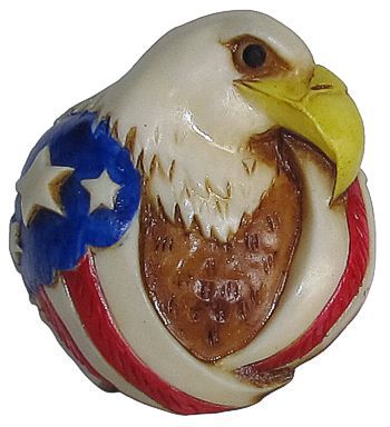 American Eagle Pendant - American Flag