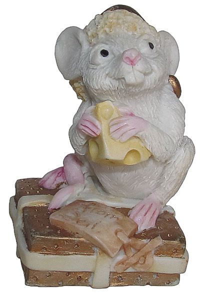 Kringle The Christmas Mouse - White w/ Gold Package