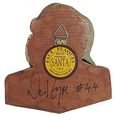 Santa Face Plaque - Green