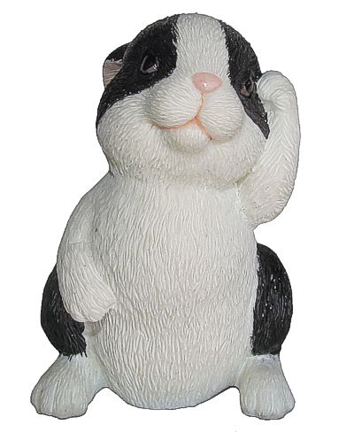 fluffy toy rabbit with floppy ears