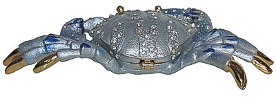 Blue Crab - Jeweled Box