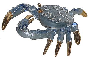 Blue Crab - Jeweled Box