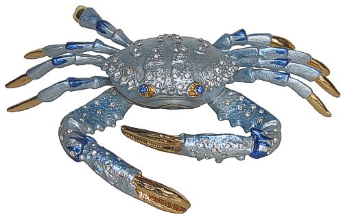 Blue Crab - Jeweled Box