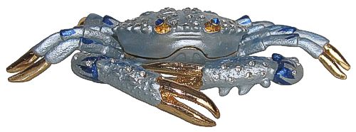 Blue Crab - Jeweled Box